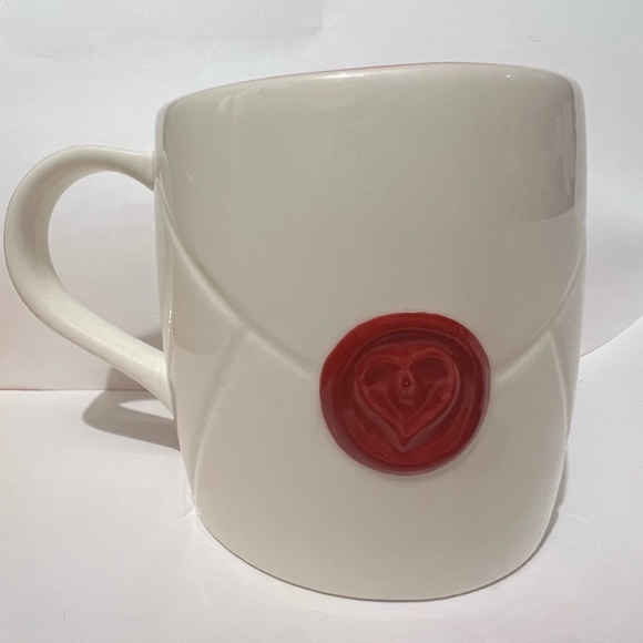 Starbucks 2010 My Valentine Secret Admirer Love Letter New Bone China Coffee Cup - Picture 4 of 6